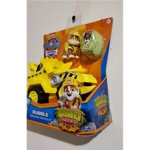 Nickelodeon Paw Patrol Rubble Deluxe Vehicle Dino Rescue Get ready 4 Prehistoric